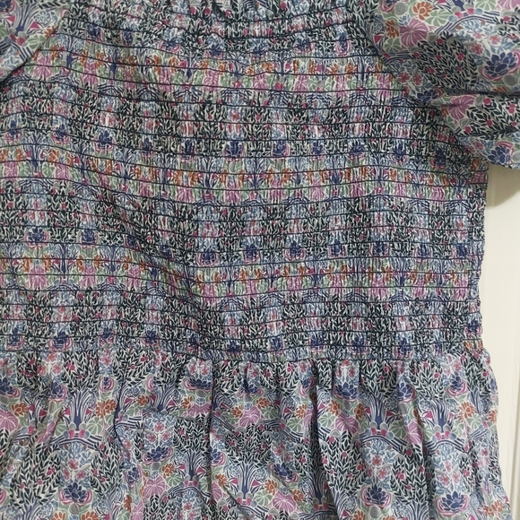 J. Crew Floral Puff Sleeve Blouse - Picture 3 of 6